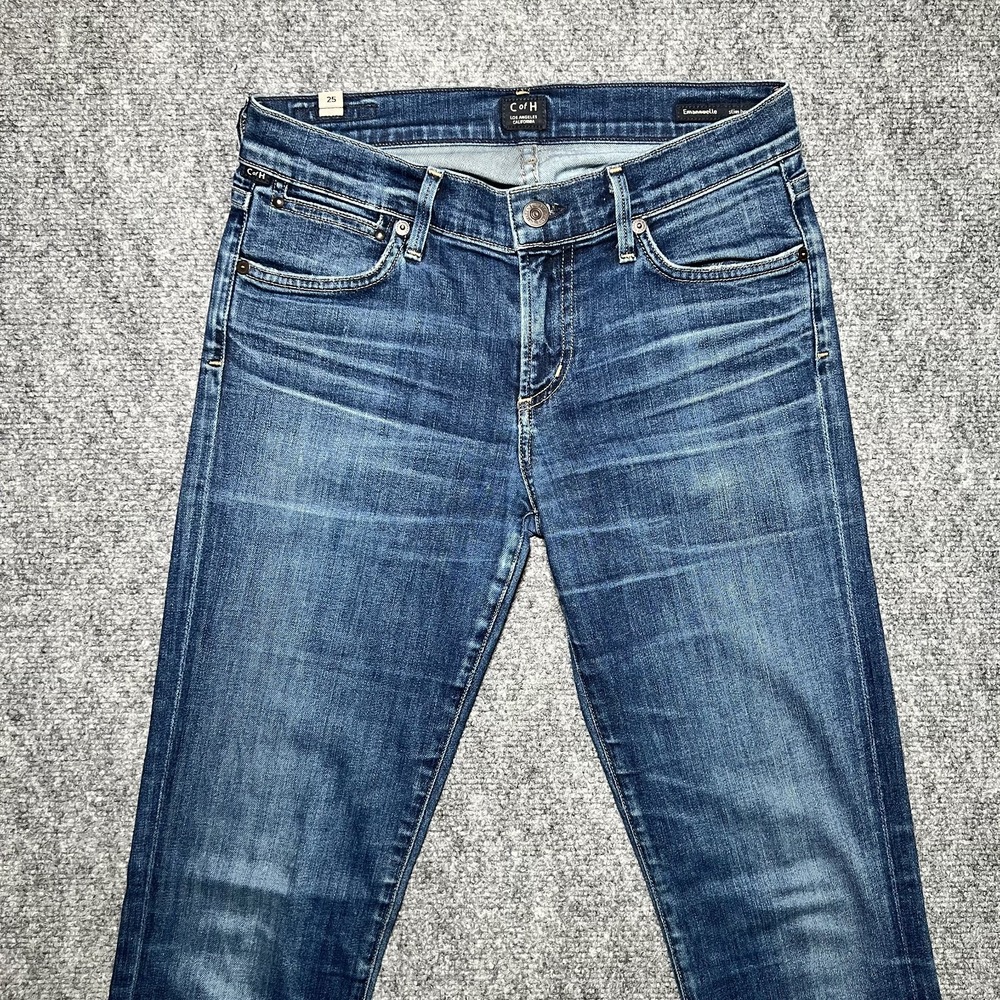 Citizens of Humanity Emmanuelle Slim Boot Jeans Size 25 Med Wash Flared (28x32) - Picture 3 of 12